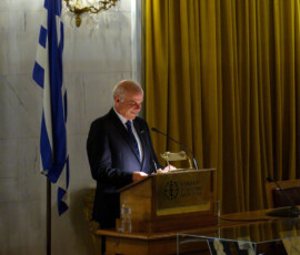 ο Δήμαρχος Ηρωικής Νήσου Ψαρών Κωνσταντίνος Βρατσάνος